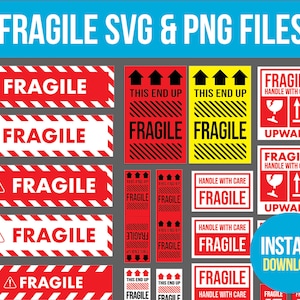 Fragile SVG, Fragile Mail Packaging Stickers, Fragile Sticker, Fragile Printable, Fragile, Fragile Handle With Care, Fragile Clipart