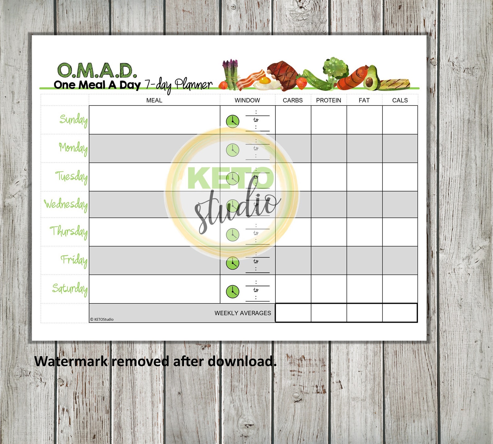 omad-one-meal-a-day-planner-tracker-7-day-weekly-calendar-etsy-australia