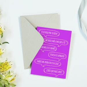 Te lo digo por tu bien / dichos/ Spanish Happy Birthday Mom Printable Card / Funny Printable Card / Instant Download PDF / Card Template