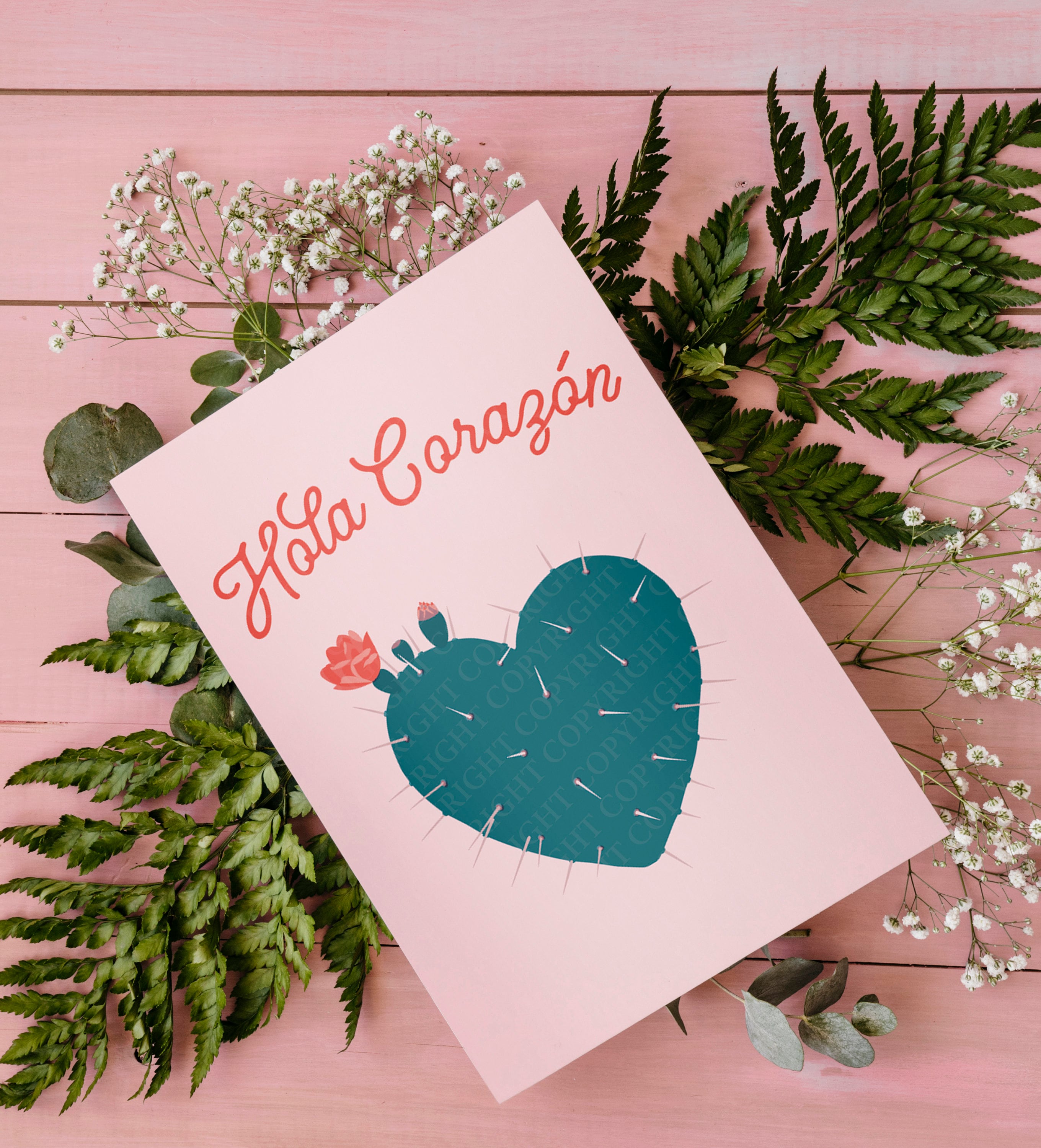 Postcards mockup