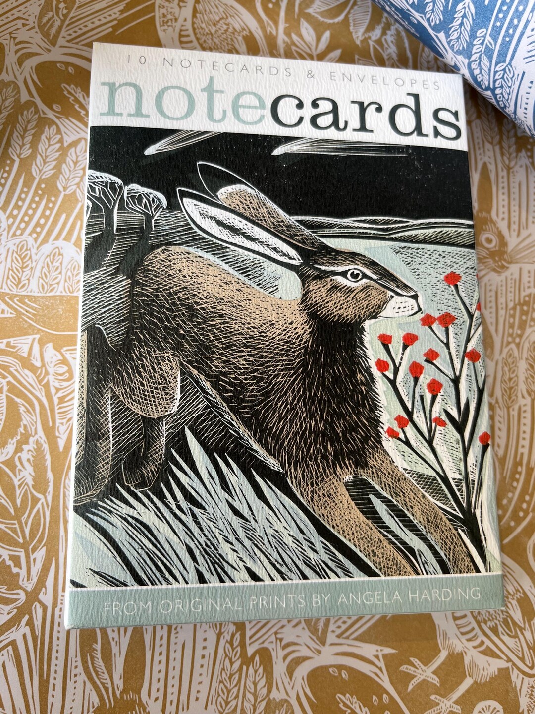 Hare Pack Hare Notecard Pack - Etsy