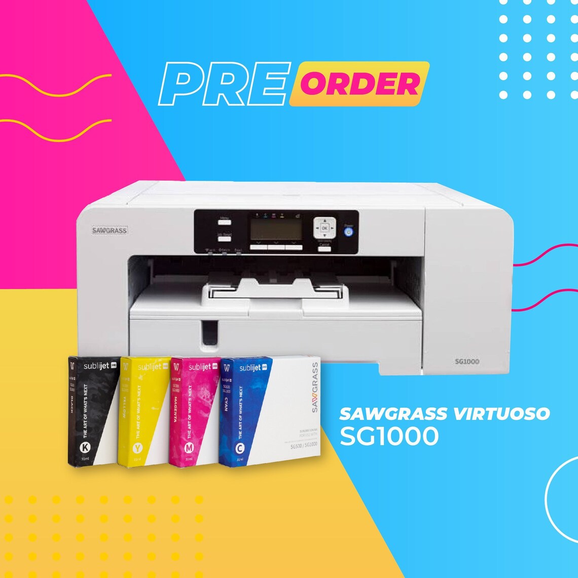 Sawgrass Virtuoso SG1000 Complete Sublimation Printer Kit Etsy