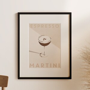 Impresión del cóctel Espresso Martini