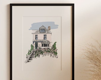 Custom House Print