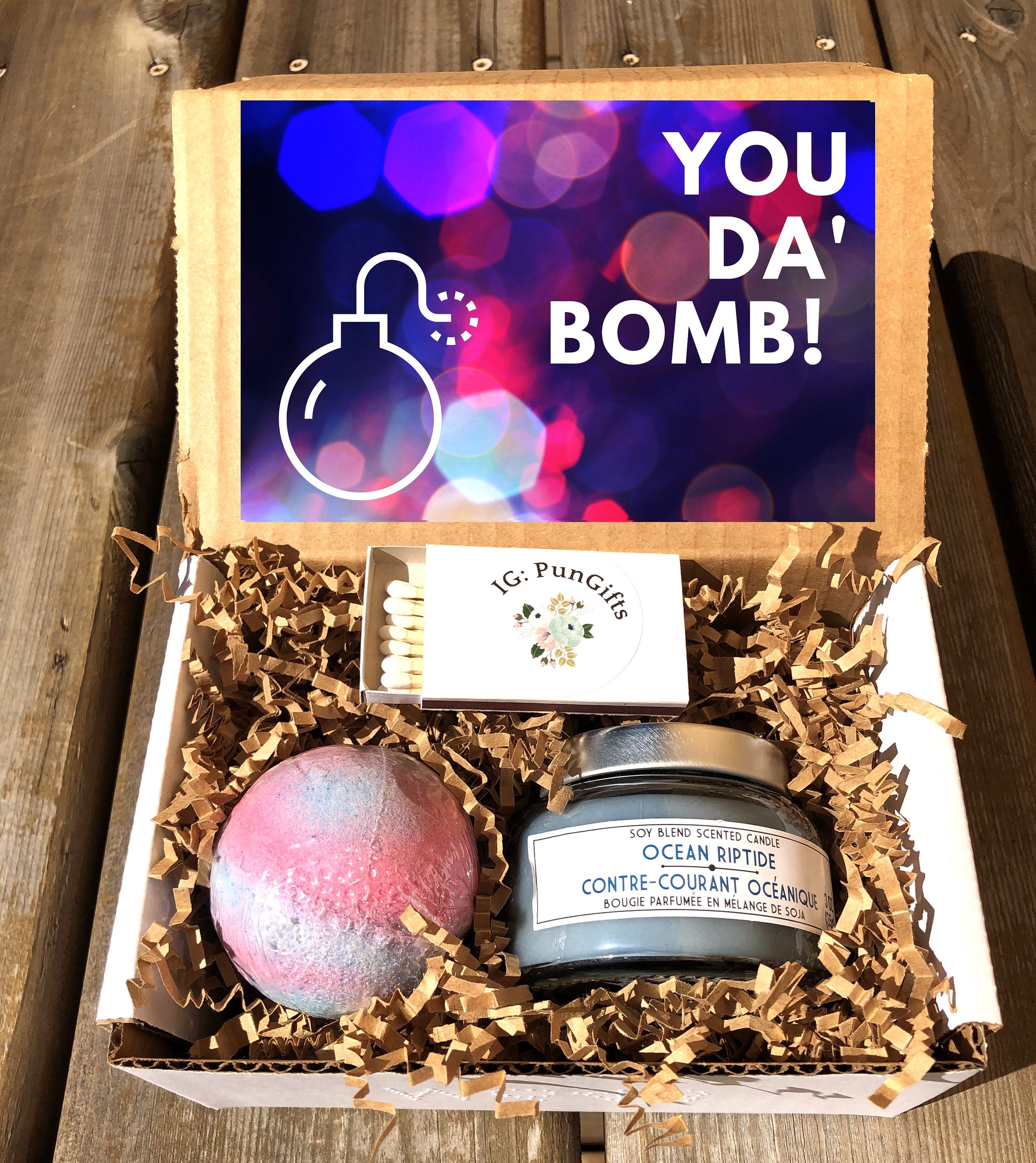 You Da Bomb Bath Bomb Mini Bath Set Gift Sets Birthday Etsy UK