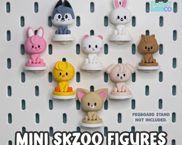 Mini Skzoo Figurine | Stray Kids Character | 3D Printed Figure | K