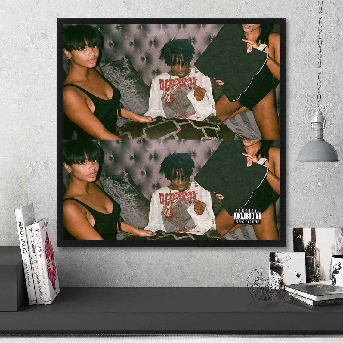 Playboi Carti Self Titled Album Poster Cover Wall Art Living Etsy