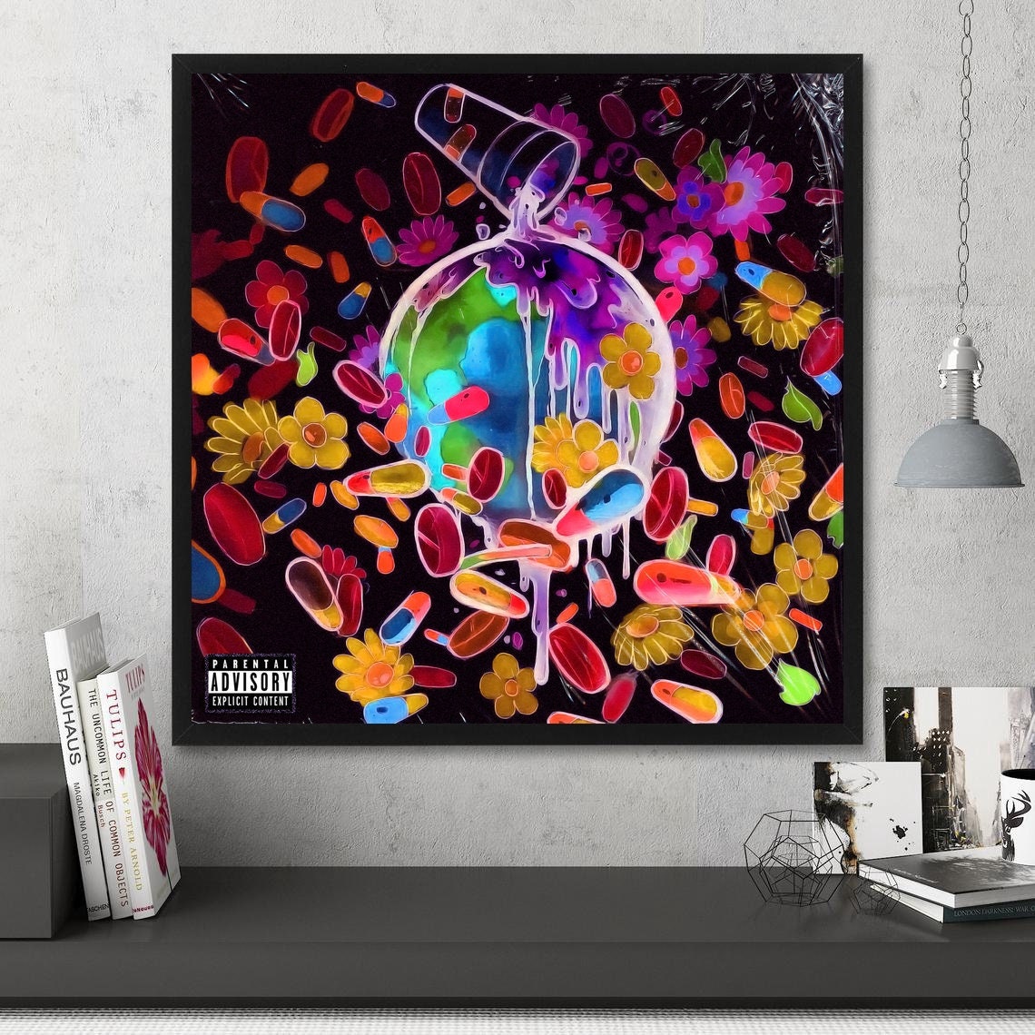 Music Album Canvas Paiting Wall Art Living Room Home Docorno Etsy