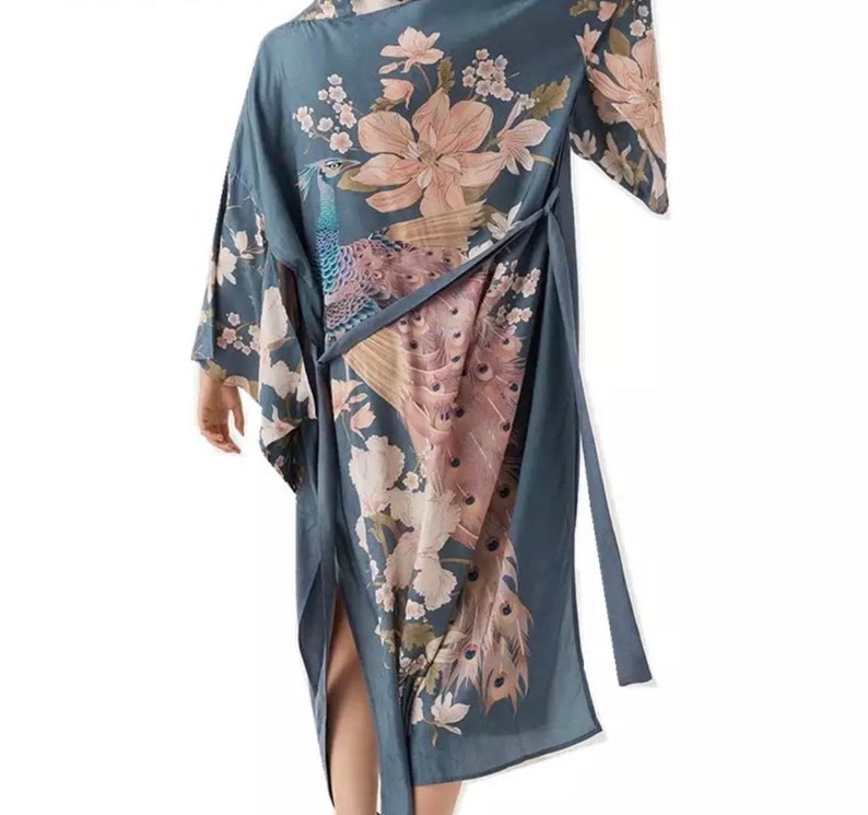 Bohemian Robe Bohemian Duster Kimono Postpartum Robe - Etsy