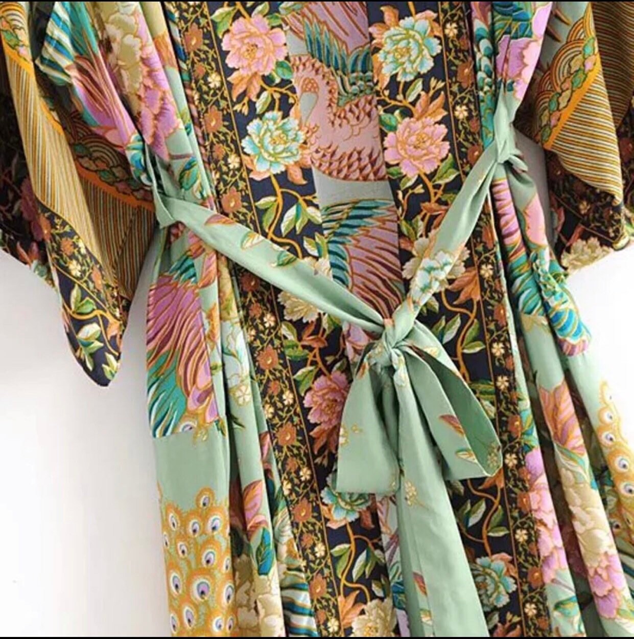 Bohemian Gypsy Robe Beach Cover-up Kimono Duster - Etsy
