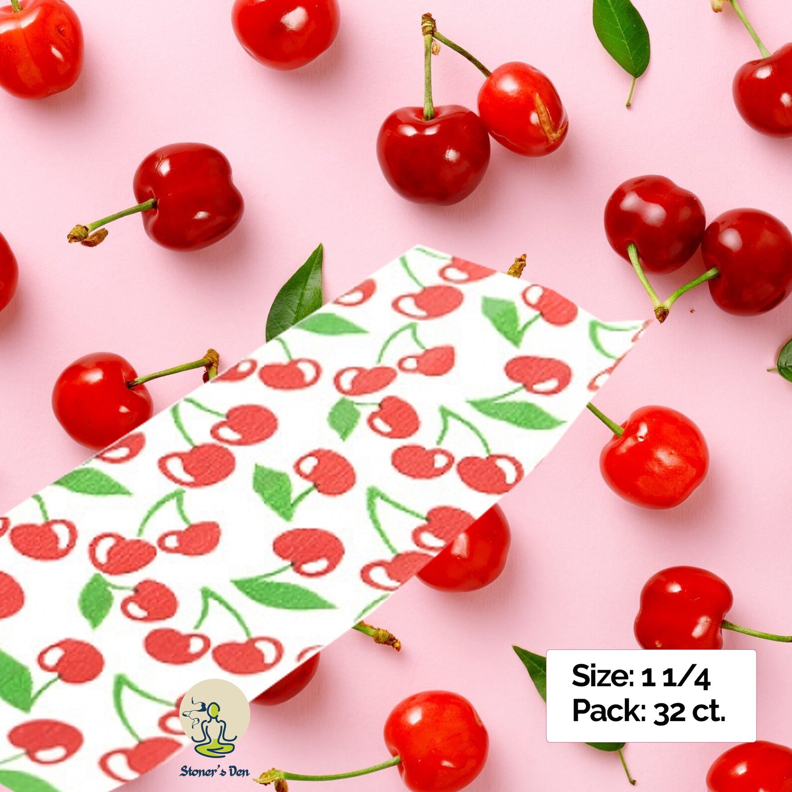 Tasty Cherry 1 1/4 Size Novelty Rolling Papers for Tobacco Etsy
