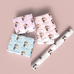 bridal shower personalized wrap