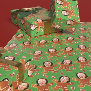 custom Christmas gift wrap