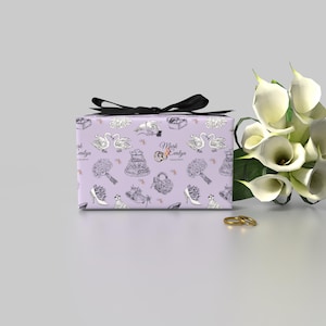 romantic roses wrapping paper, personalized wedding gift wrap, custom anniversary wrapping paper, striped background with roses, couple's names on wrapping paper, custom Valentine’s gift wrap, bridal shower gift wrap