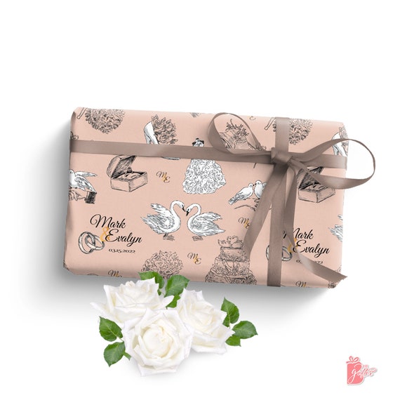 Peach Blossom | Gift Wrap Peach Blossom | Gift Wrap