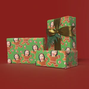 custom face gift wrap