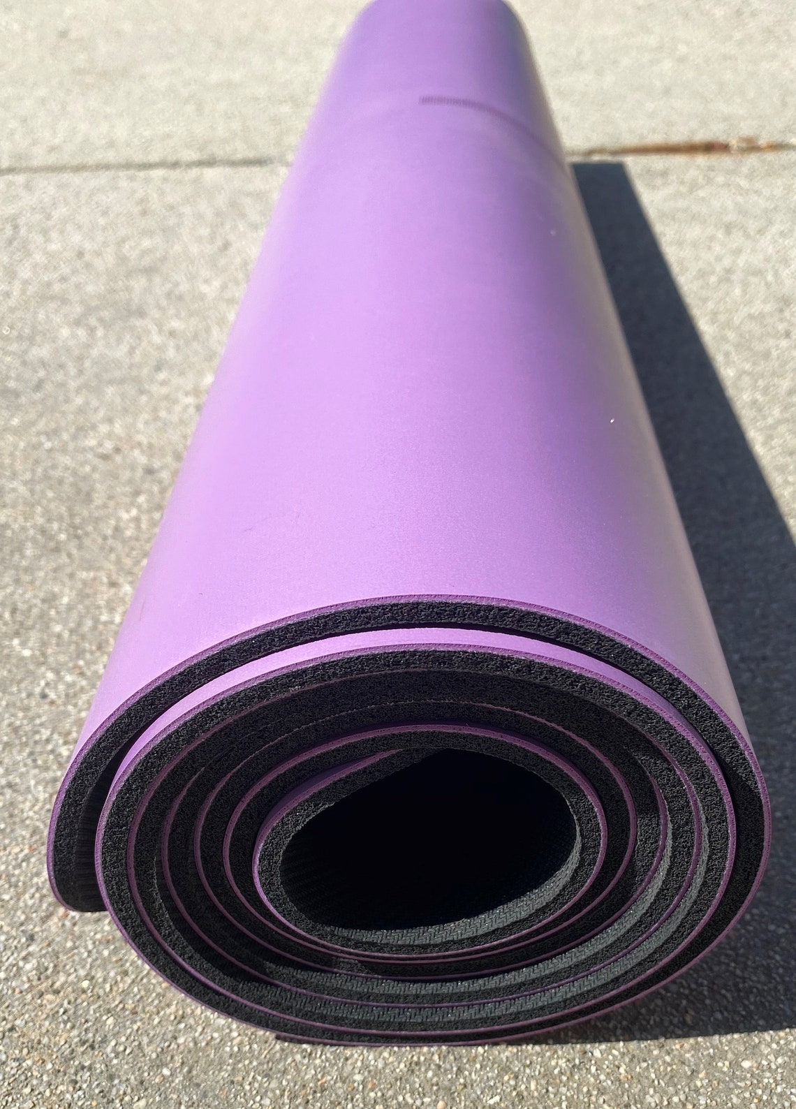 New FLOW Yoga Natural Rubber Yoga Mat. Wide Thick Extra Etsy