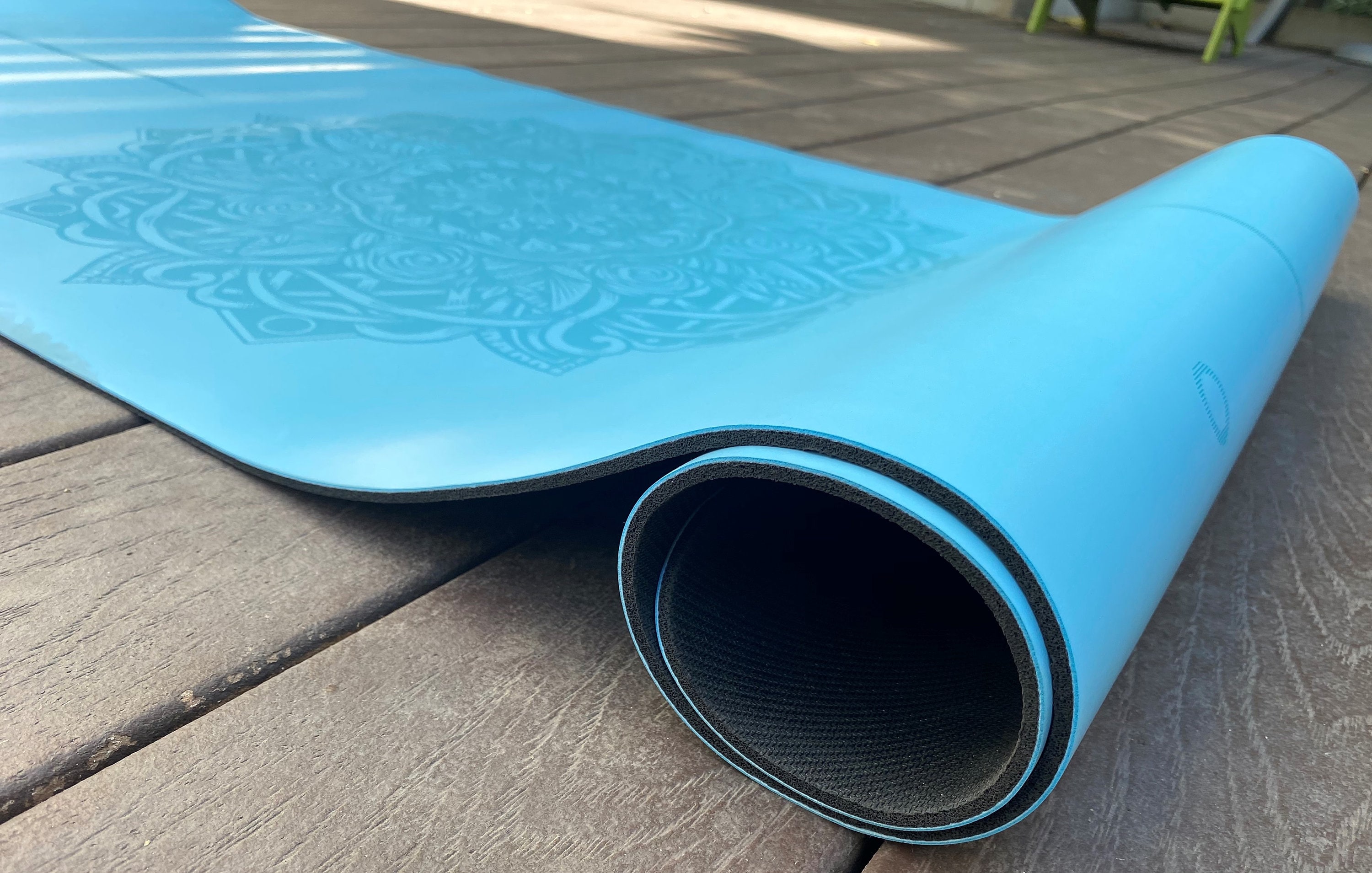 New FLOW Yoga Natural Rubber Yoga Mat. Wide Thick Extra Etsy