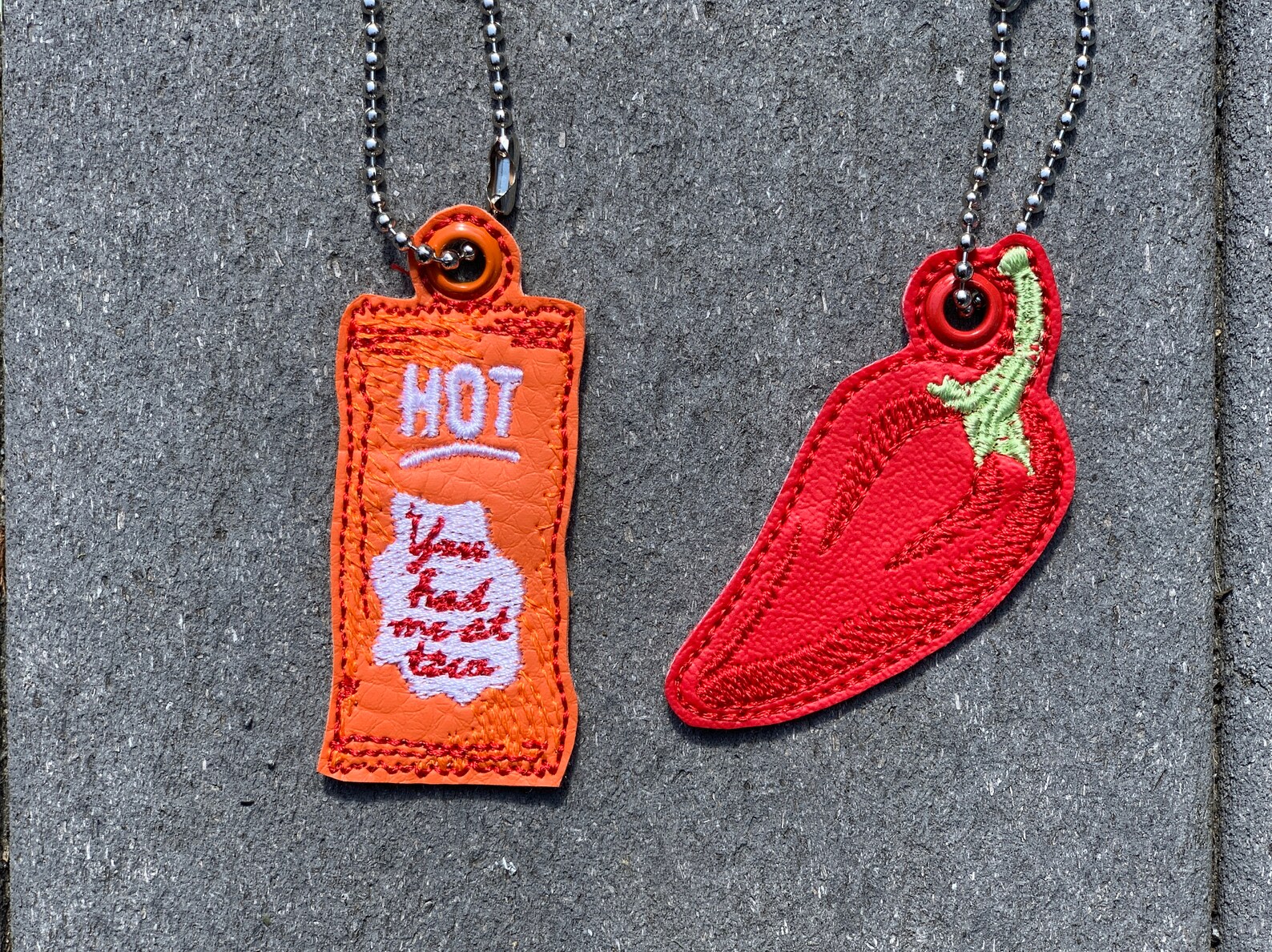 Taco Zipper Pouch and Keychains Etsy