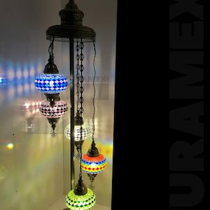 Handmade Luxury Turkish Floor Lamp Frame – Does Not Include Globes