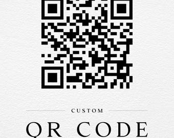 Custom Wedding QR Code: Website Link (PNG Digital Download)