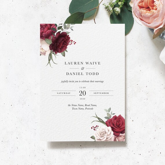 Wedding invites cheap etsy