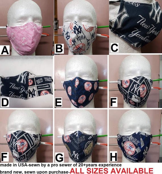 Ny Yankees Face Mask New York Yankees Face Mask BREATHABLE Etsy