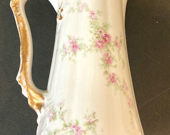 Vintage Theodore Haviland Limoges pitcher - Very Rare!