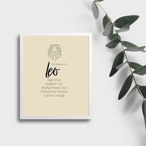 The Respectful Leo Zodiac Digital Art Print i
