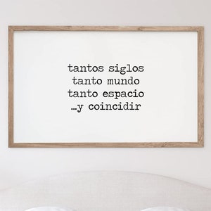 Spanish Love Quote Printable Wall Art: San Valentin Decor (Digital Download)