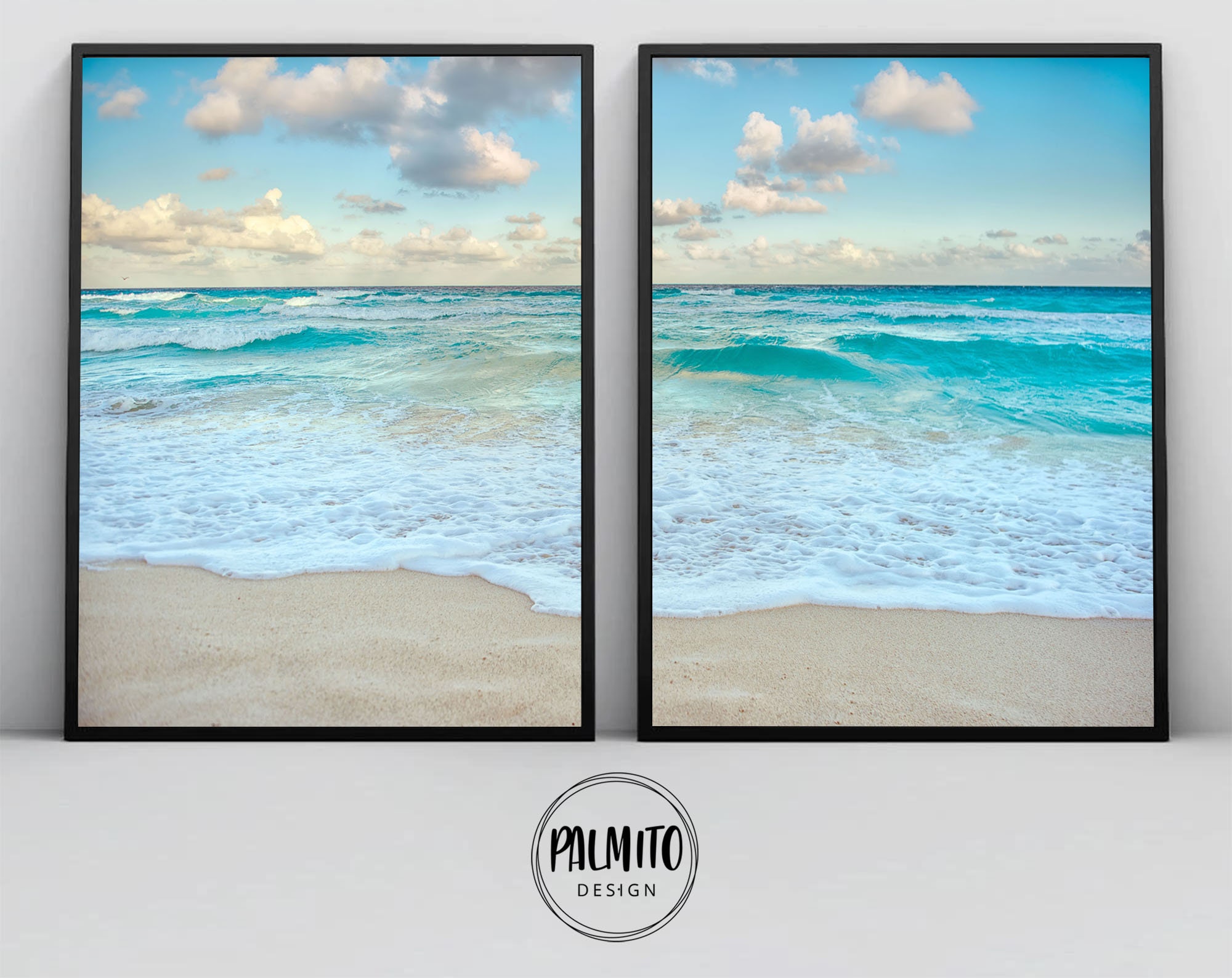 Ocean Printable Wall Art Ocean Print Ocean Set of 2 Prints - Etsy