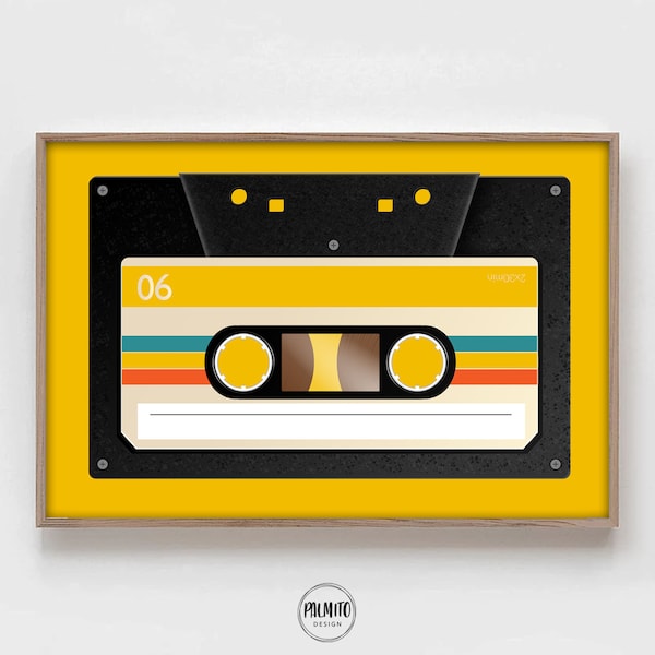 Cassette Tape Art Etsy
