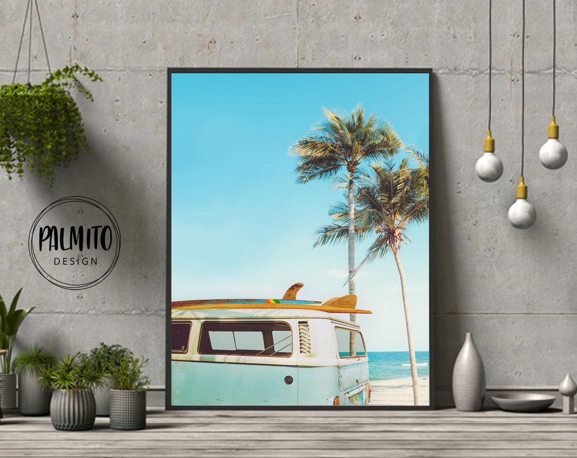 Set of 3 Printable Wall Art Coastal Decor Surf Prints - Etsy