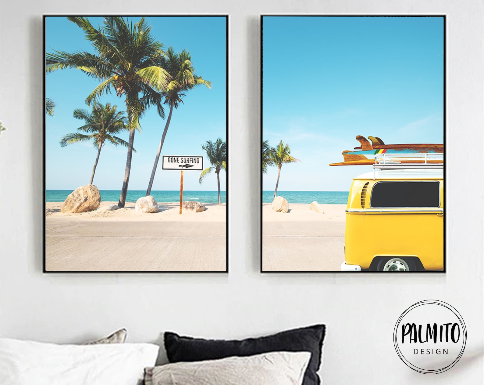Beach Printable Set of 2 Digital Download Coastal Print - Etsy