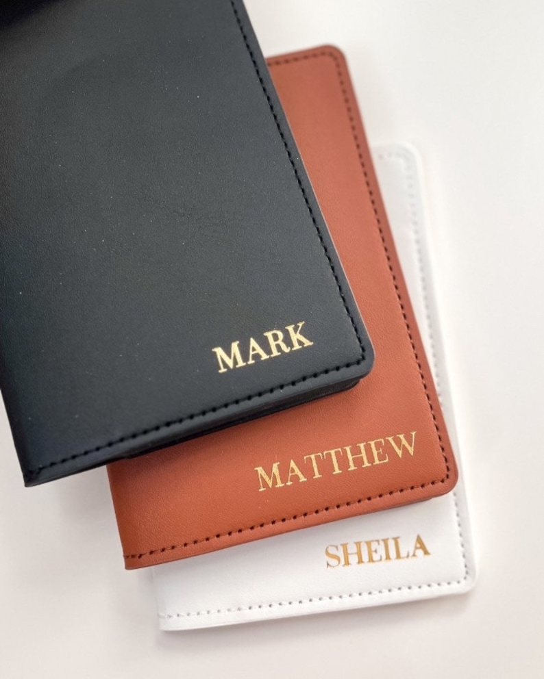 Personalized Passport Cover Vegan Leather Passport Cover Etsy