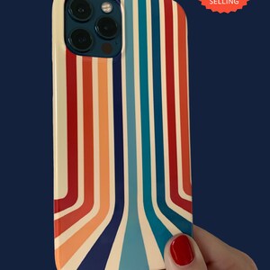 Cool Retro Stripes Phone Case image 7