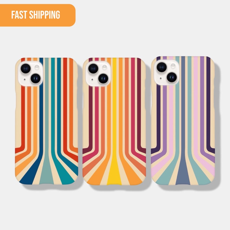 Cool Retro Stripes Phone Case image 10