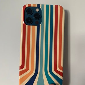 Cool Retro Stripes Phone Case image 2