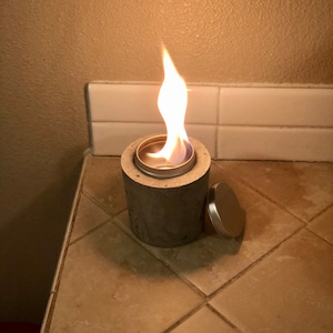 Table Top Fire Pit: Cabin Edition