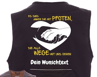 Zomervest hondensport, hondenmoeder, hondenliefhebber, hondensportvest, hondenmoeder, gilet, honden gezegde, hondenliefhebber, hondenliefhebber, vest, met poten 2