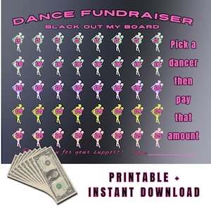 Sponsor our Dance fundraiser | Black out my board | Dance team fundraiser | Ballet Sponsor my season | Dance competition | Dance Studio