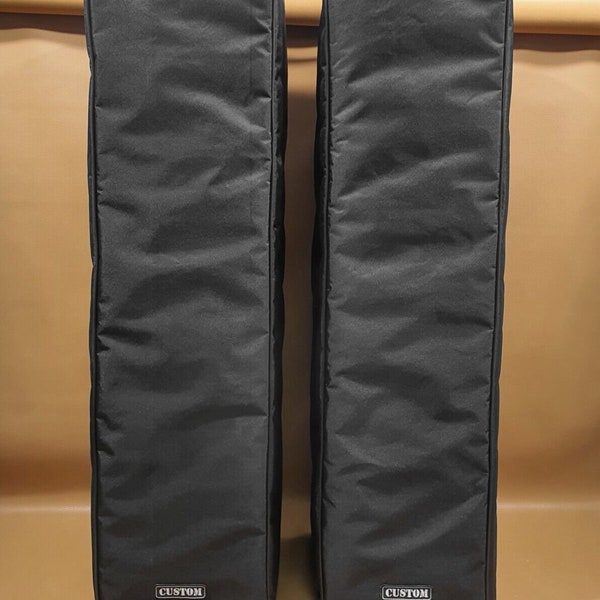 Custom padded cover for TANNOY Kensington speakers w/ rear cut for cables (pair)