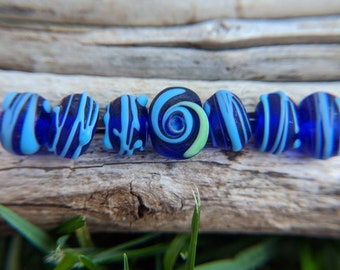 Hand made moretti glass beads