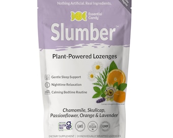 Pastillas vegetales Slumber Blend™: lavanda, manzanilla y cítricos con pasiflora