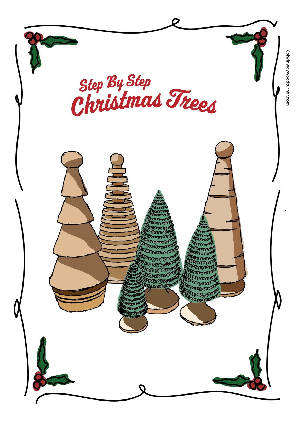 Learn How to Make Your Own Turned Christmas Trees Etsy