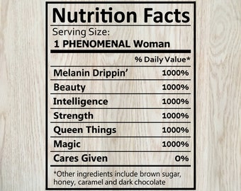Download Free Black Girl Nutrition Etsy SVG Cut Files