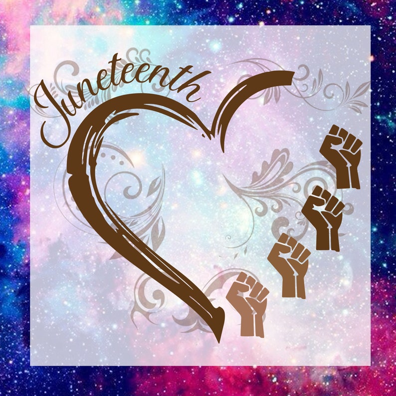 Download Uneteenth Heart SVG Juneteenth Hand SVG Juneteenth World ...