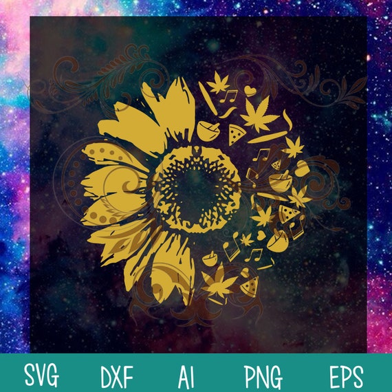 Free Free 84 Sunflower Pot Leaf Svg SVG PNG EPS DXF File