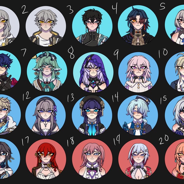 Honkai Star Rail Buttons