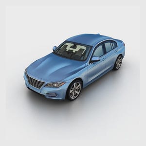 City  - Blue Family Car